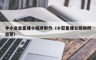 四川中小企业直播小程序制作（小型直播公司如何运营）
