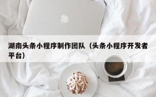 四川湖南头条小程序制作团队（头条小程序开发者平台）